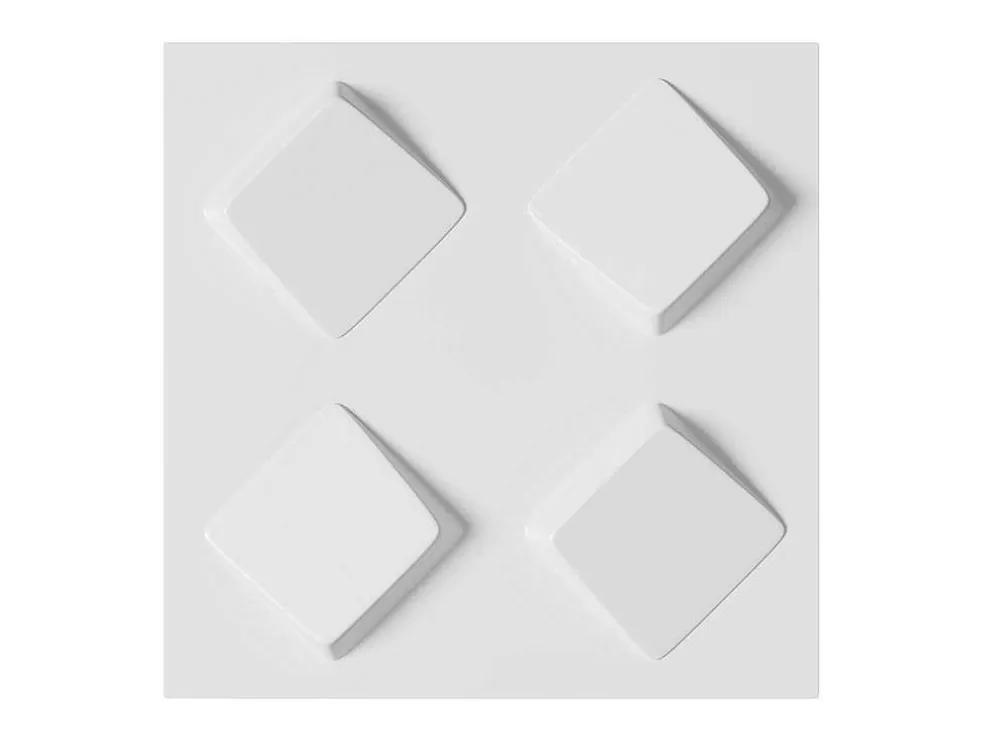 New 3D-Wandpaneel Om Te Beschilderen - Set Van 3M - Set Van 12 Stuks - Malton Wandpaneel