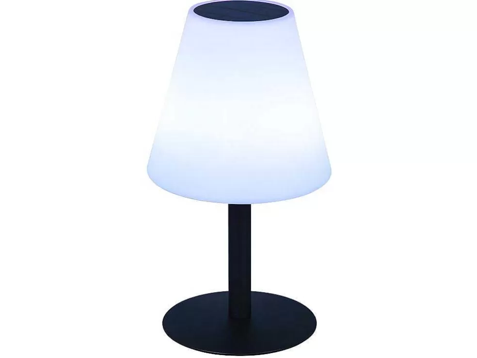 Discount Buitenlamp Op Voet Met Led-Verlichting Edison - Metaal - H36 Cm - Veranderende Kleuren Tuinlamp