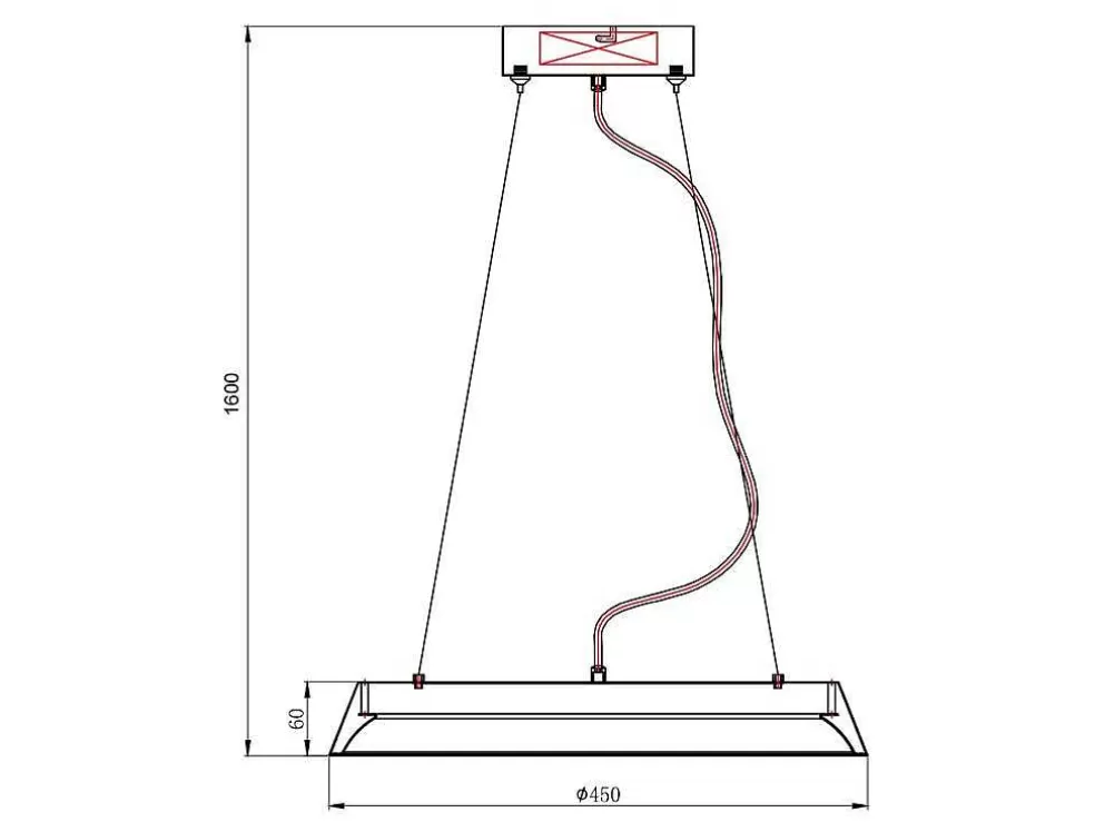 Clearance Hanglamp Met Ledverlichting Van Metaal En Aluminium - D45 Cm - Wit En Naturel - Derry Hanglamp
