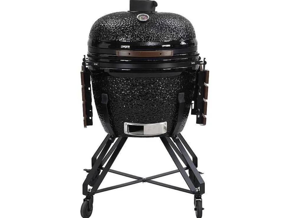 Online Kamado-Houtskoolbarbecue Van Keramiek En Bamboe 67 X 85 X 120 Cm - Ayumi Buitenkeuken