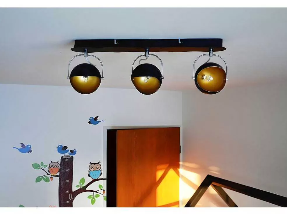 Store Kana Spot, Zwart, Goud, 50X10,5X17,5 Cm, Tuinlamp