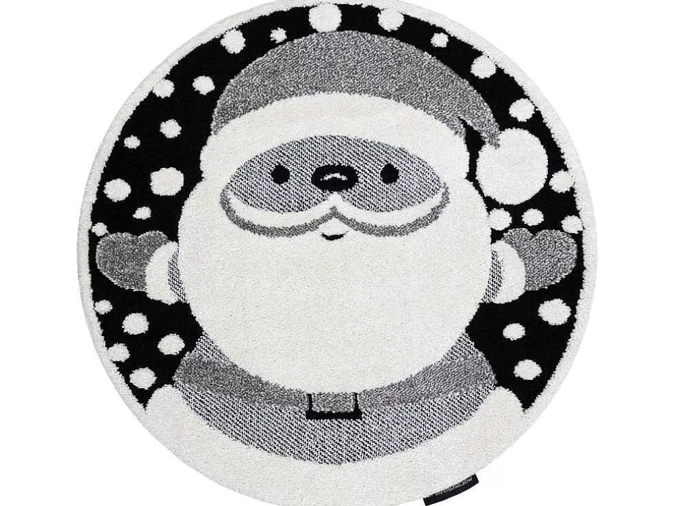 Discount Kindertapijt Joy Rond , Santa Sinterklaas Voor Kinderen - Structuree Cercle 160 Cm Decoratieobject Voor Binnen