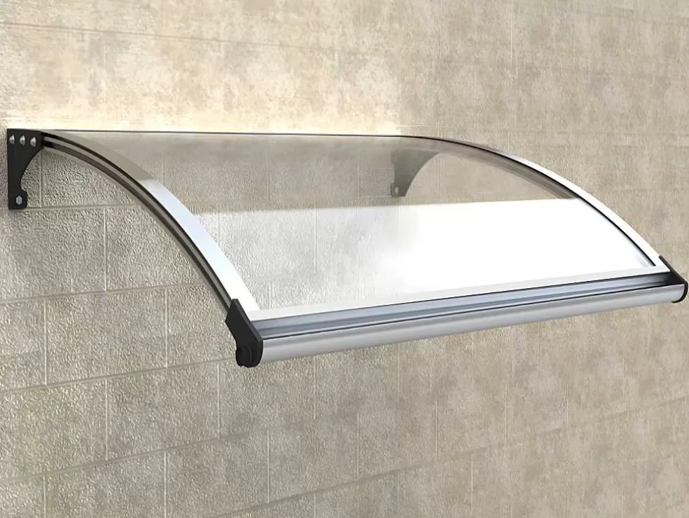 Cheap Luifel Met Led-Verlichting Neoned Van Aluminium - 120 X 100 Cm Luifel En Afdak