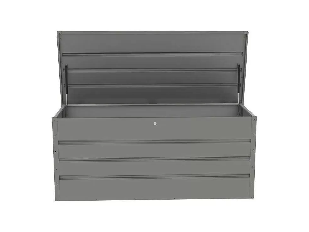 New Opbergruimte Voor Tuin Van Grijs Gegalvaniseerd Staal - 750L - Tomaso Tuinopslag