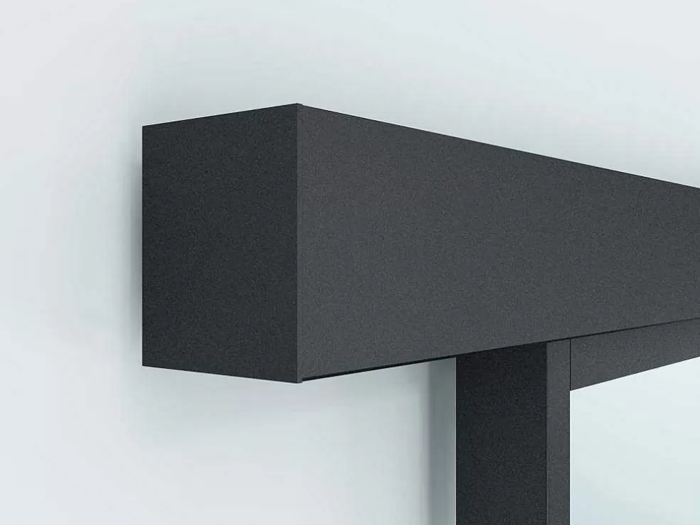 Cheap Schuifdeur In Gehard Glas - Mat Zwart - H205Cm X B73Cm - Artisto Schuifdeur