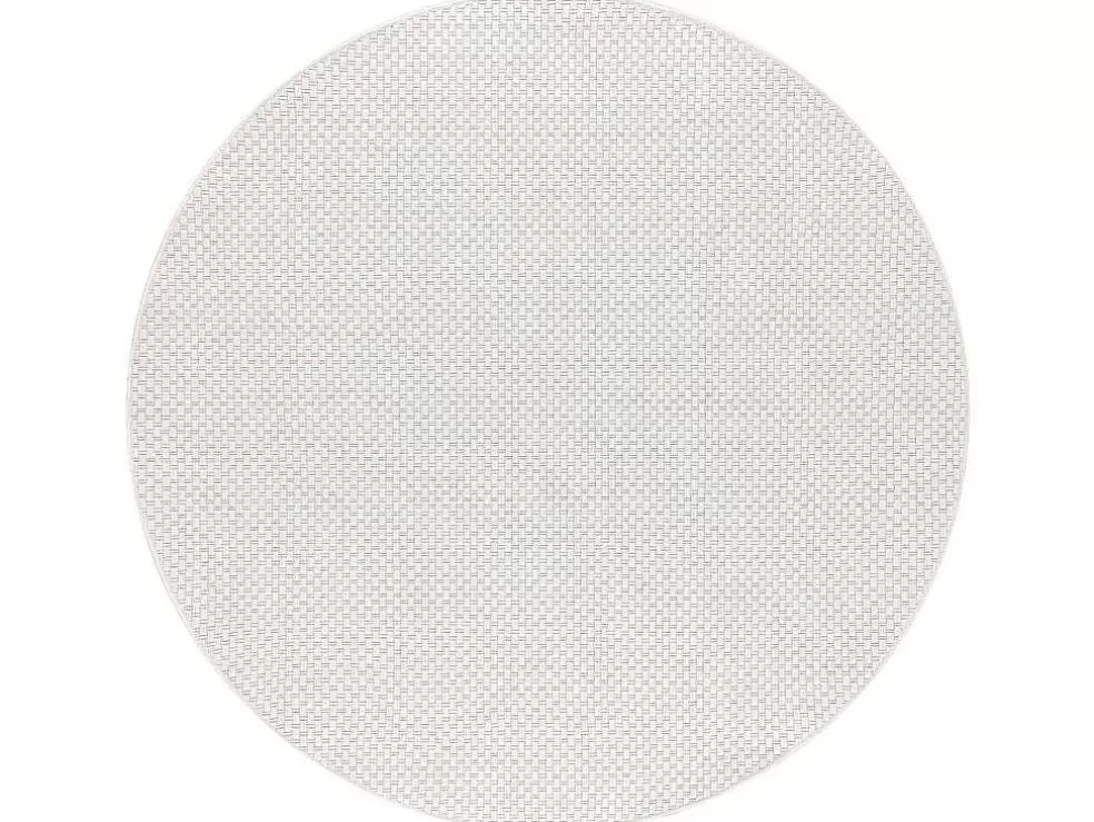 Hot Sisal Tapijt Timo 6272 Cirkel Buitenshuis Wit Cercle 200 Cm Tapijt Rond
