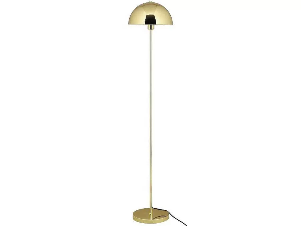 Flash Sale Staande Lamp Met Vintage Messingeffect - D 30 Cm X H 149 Cm - Goudkleurig - Ontario Staande Lamp