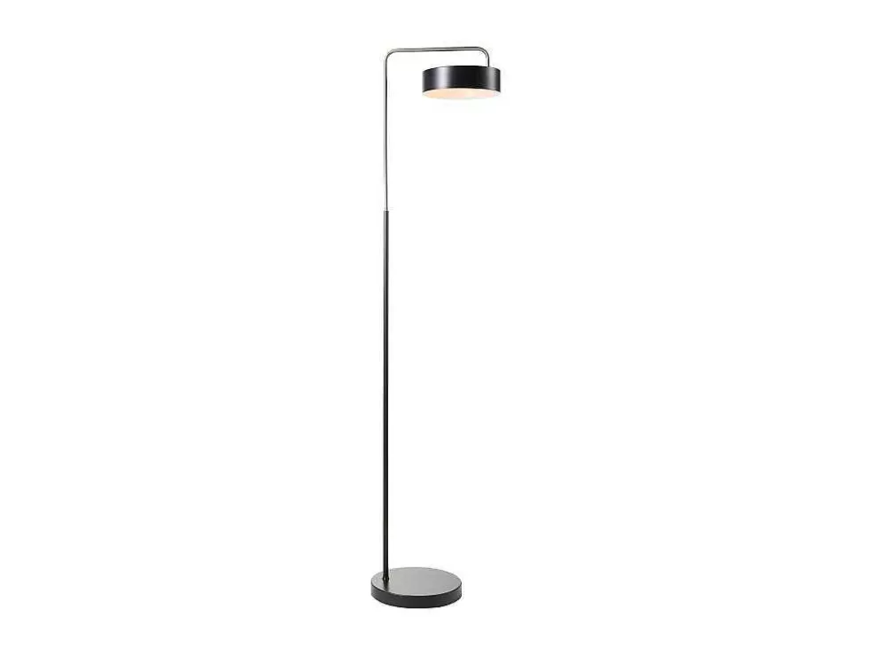 New Staande Lamp Met Vintage-Stijl Van Metaal - H154 Cm - Zwart En Goudkleurig - Otilie Staande Lamp