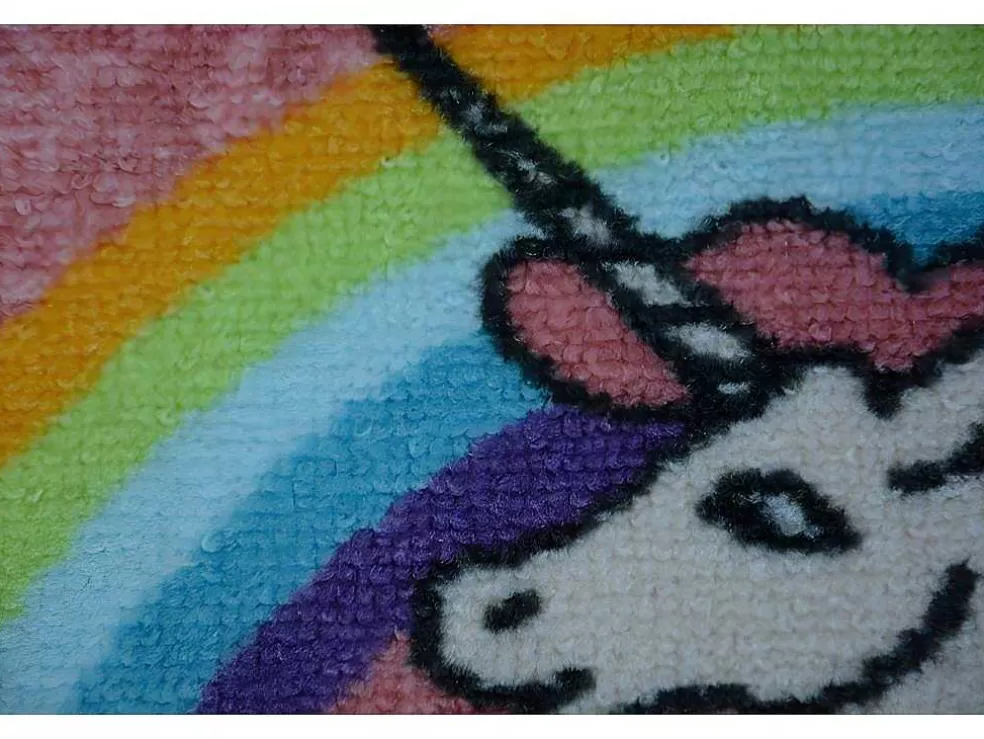 Discount Tapijt Voor Kinderen Unicorn Rozekleuring Eenhoorn 250X350 Cm Kindervloerkleed