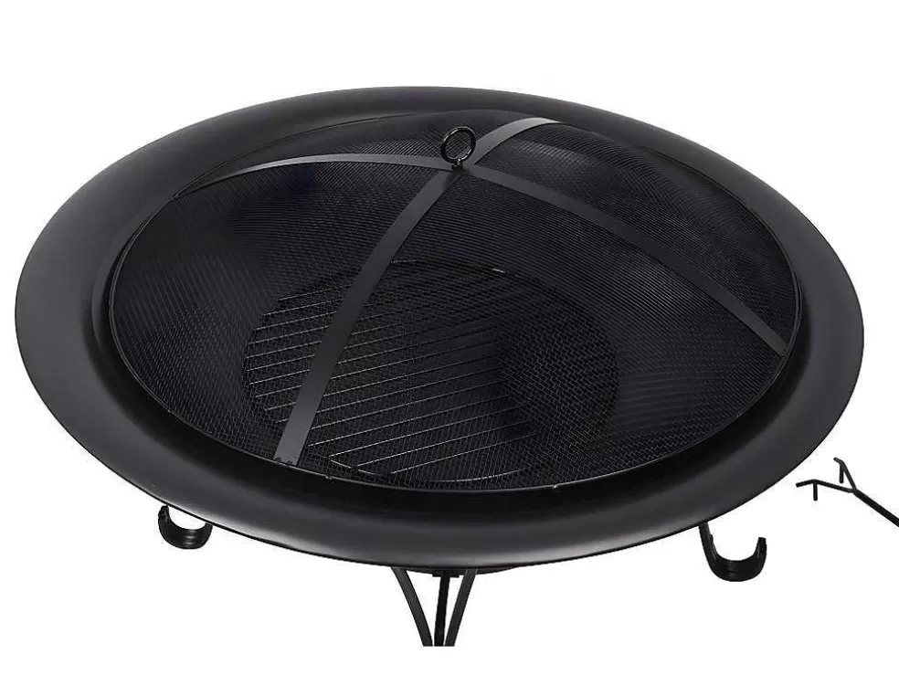 Hot Vuurkorf Van Staal Mizar - D75 X H55 Cm - Zwart Buitenkeuken