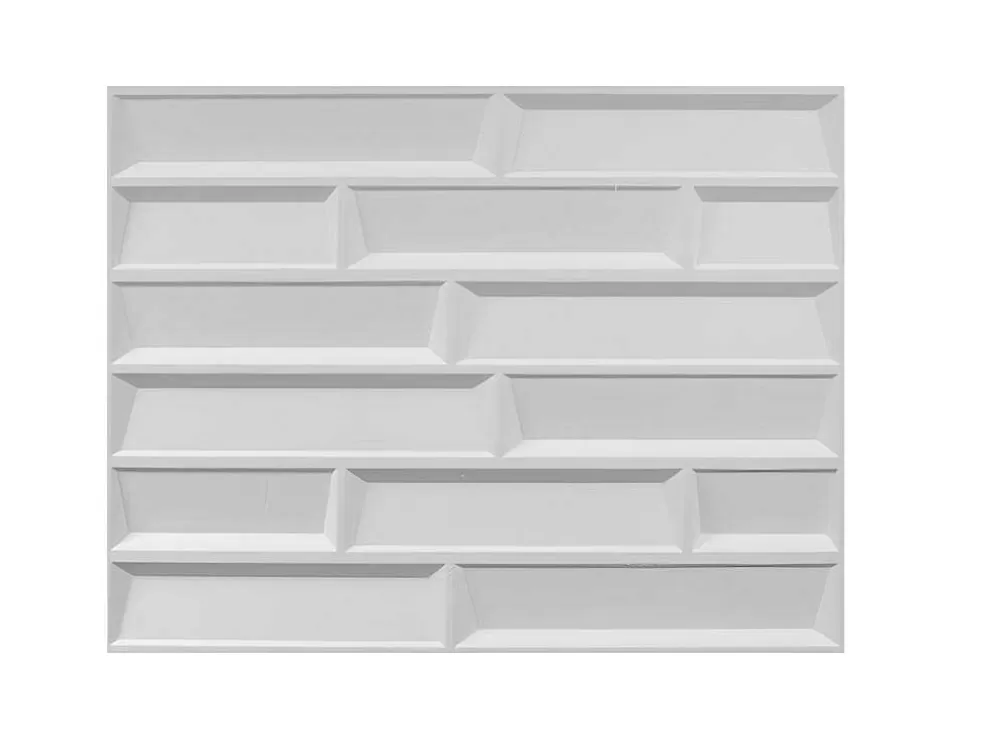 New Wandpaneel 3D Great Om Te Verven - Pak Van 3 M - Set Van 6 Stuks Wandpaneel